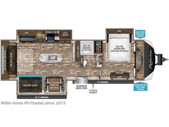 Re3080 2020 Grand Design Reflection 315rlts Travel Trailer For Sale In Egg Harbor City Nj