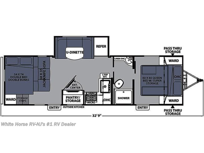 2022 Coachmen Apex Ultra-Lite 266BHS floorplan image