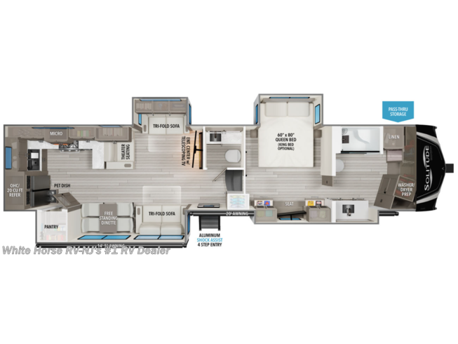 2024 Grand Design Solitude 417KB - New Fifth Wheel For Sale by White Horse RV Center in Egg Harbor City, New Jersey