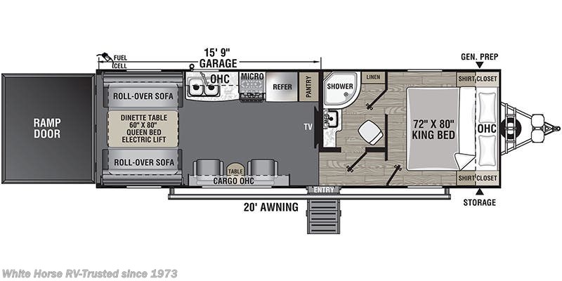 Floorplan of 2022 Coachmen Adrenaline 27KB