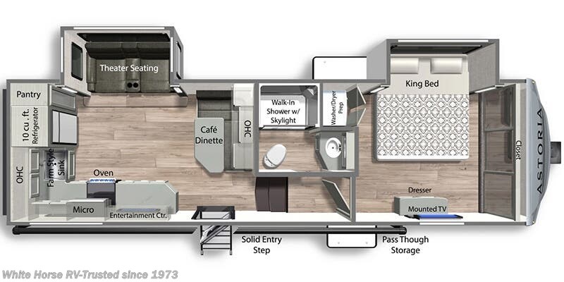 Floorplan of 2026 Dutchmen Astoria 260RK