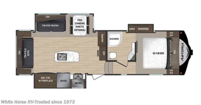 2019 Dutchmen Astoria 2953RLF - Used Fifth Wheel For Sale by White Horse RV Center in Egg Harbor City, New Jersey features Shower, Awning, CO Detector, 50 Amp Service, Slideout