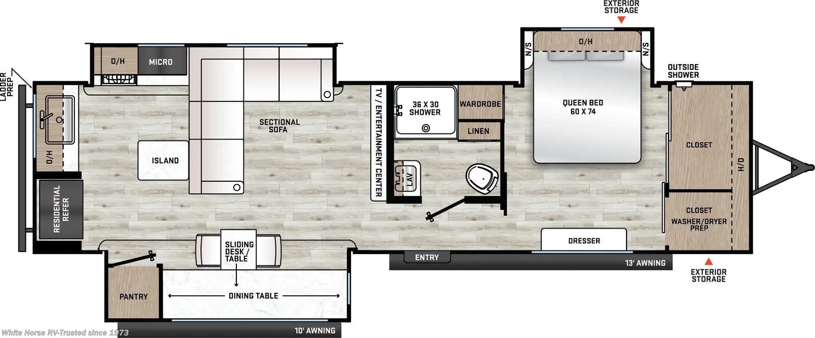 Floorplan of 2026 Coachmen Catalina Legacy Edition 323MAZE