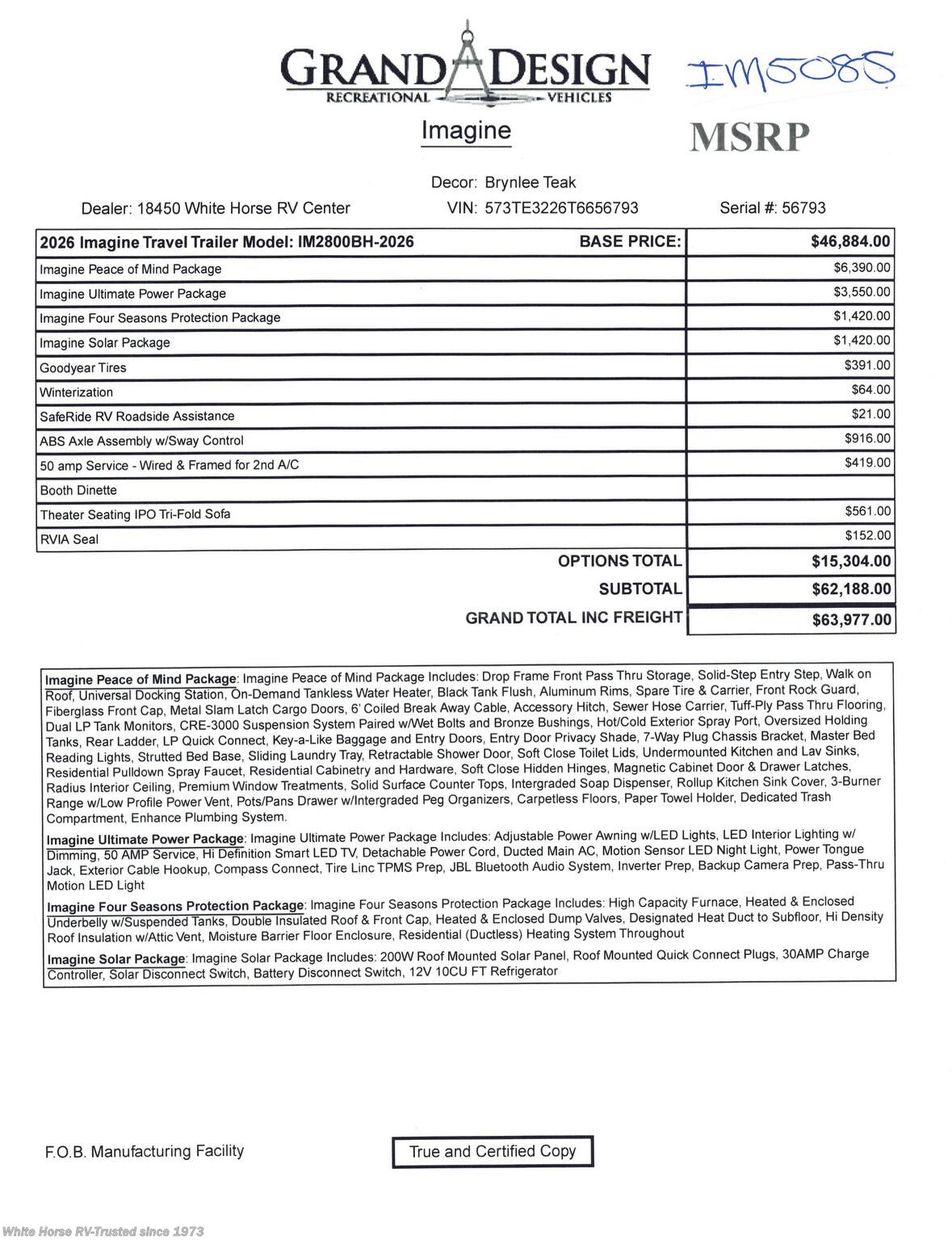 2026 Imagine 2800BH by Grand Design from White Horse RV Center in Egg Harbor City, New Jersey