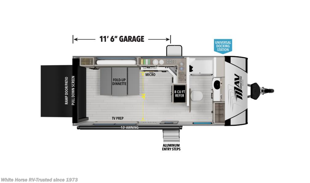 Floorplan of 2026 Grand Design Momentum MAV 17MAV