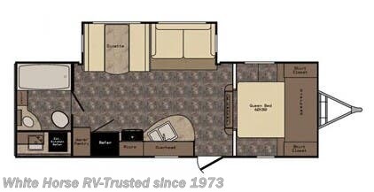 2017 CrossRoads Sunset Trail 250RB - Used Travel Trailer For Sale by White Horse RV Center in Egg Harbor City, New Jersey features Power Awning, Queen Bed, Awning, Water Heater, Stabilizer Jacks