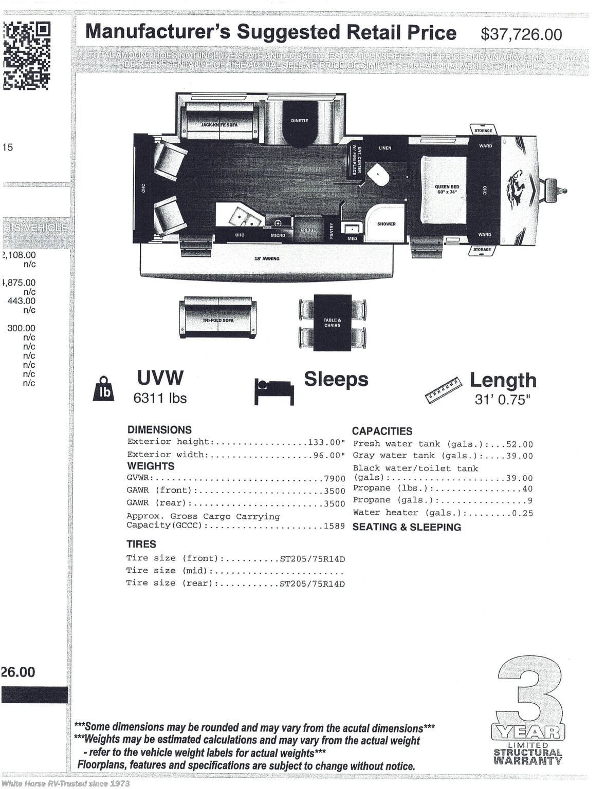 New 2026 Highland Ridge Open Range Colt 26RCS available in Egg Harbor City, New Jersey