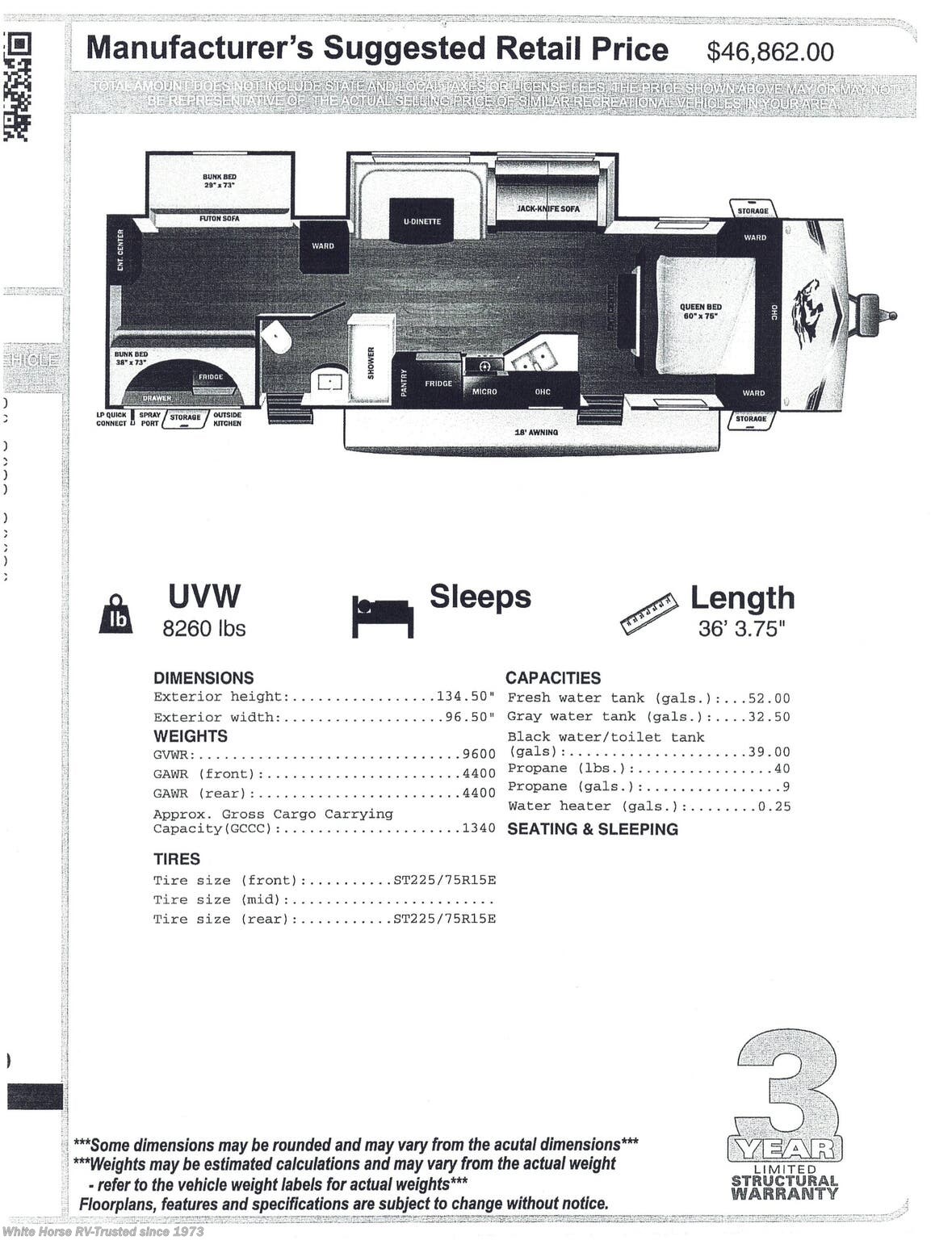 New 2026 Highland Ridge Open Range Colt 32DSB available in Egg Harbor City, New Jersey