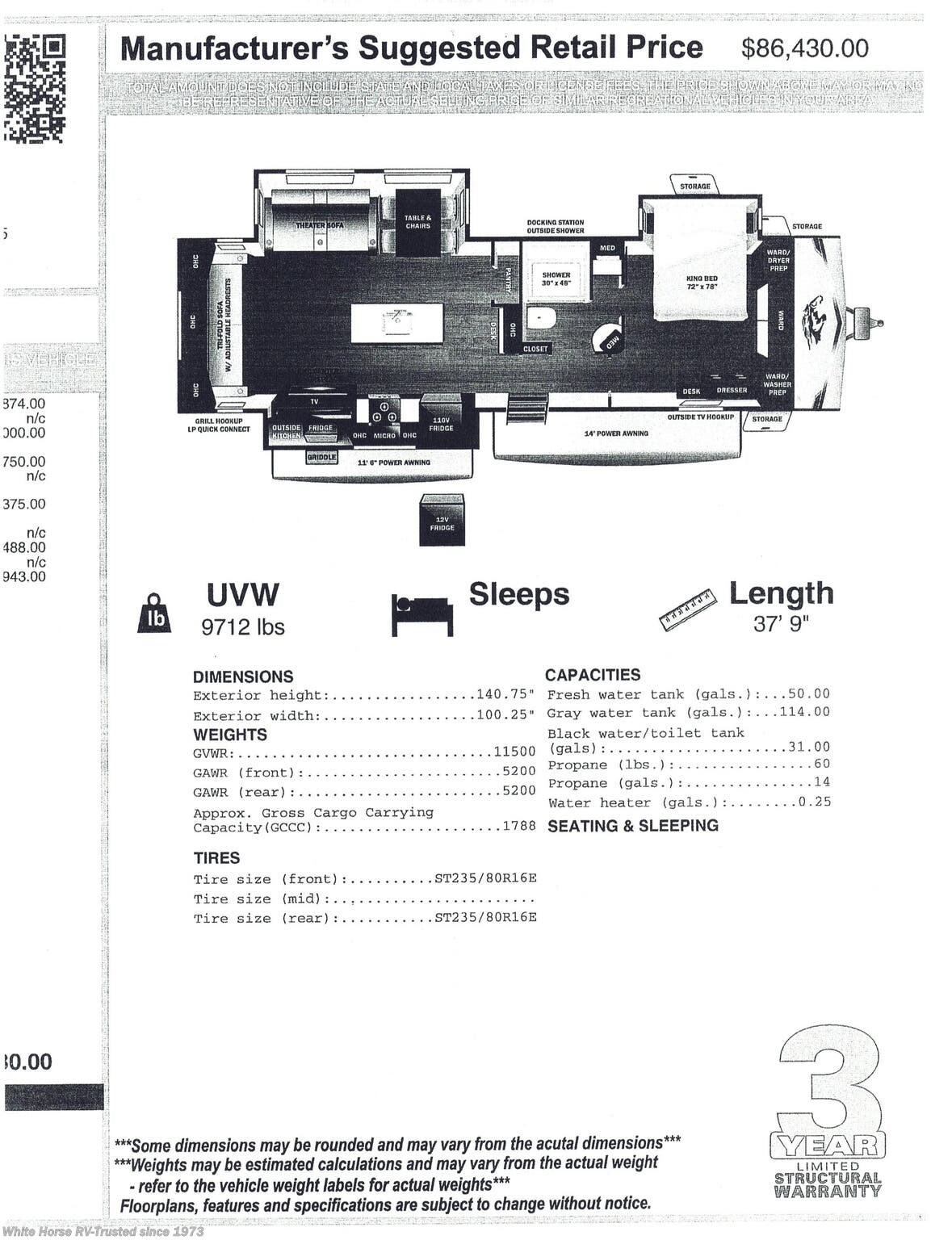 New 2026 Highland Ridge Open Range 322RLS available in Egg Harbor City, New Jersey