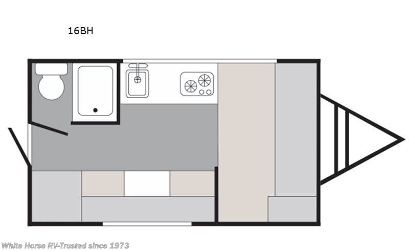 2021 Sunset Park RV Sun Lite 16bh - Used Travel Trailer For Sale by White Horse RV Center in Egg Harbor City, New Jersey features Shower, Bunk Beds, Refrigerator, Stove, External Shower