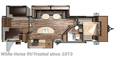2017 Highland Ridge Open Range 308bhs - Used Travel Trailer For Sale by White Horse RV Center in Egg Harbor City, New Jersey features Microwave, Furnace, Air Conditioning, Refrigerator, Stove Top Burner