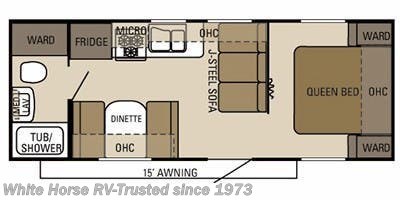 2013 Starcraft Autumn Ridge 235FB - Used Travel Trailer For Sale by White Horse RV Center in Egg Harbor City, New Jersey features Microwave, Air Conditioning, Stove, Refrigerator, Furnace