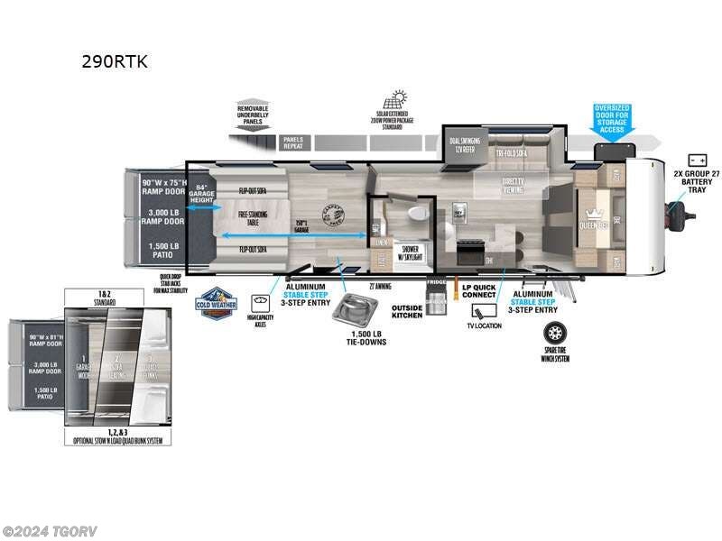 2024 Forest River Wildwood FSX Platinum 290RTKX RV for Sale in Greeley, CO 80634 3030 RVUSA