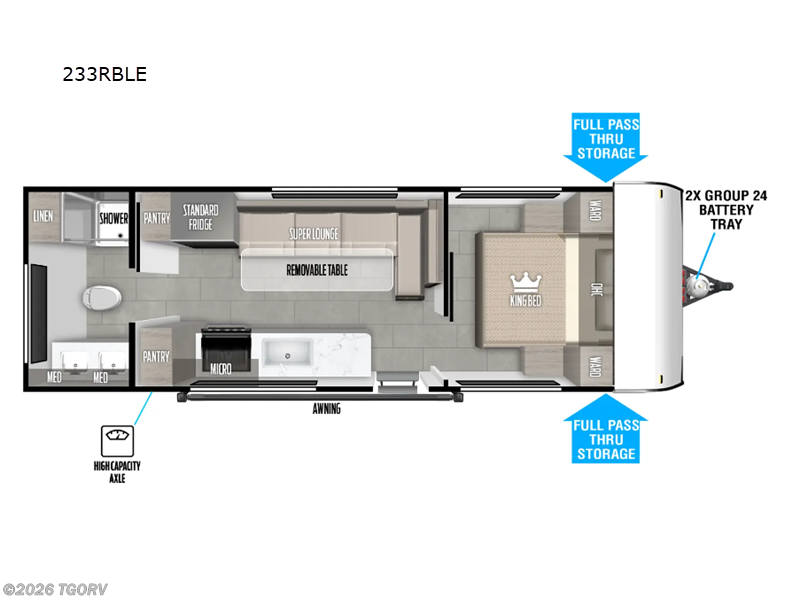 2026 Forest River Wildwood FSX 233RBLE - New Travel Trailer For Sale by TGORV in Greeley, Colorado