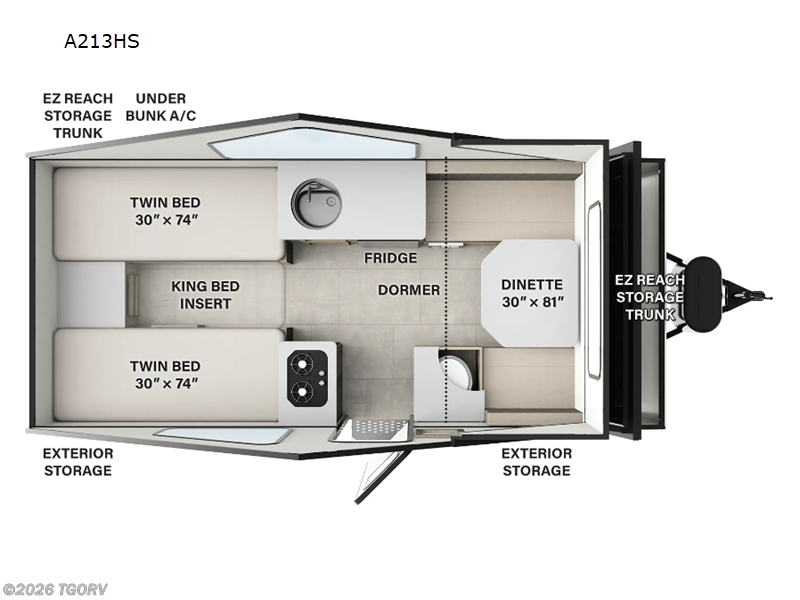 2026 Forest River Rockwood Hardside Series A213HS - New Popup For Sale by TGORV in Greeley, Colorado