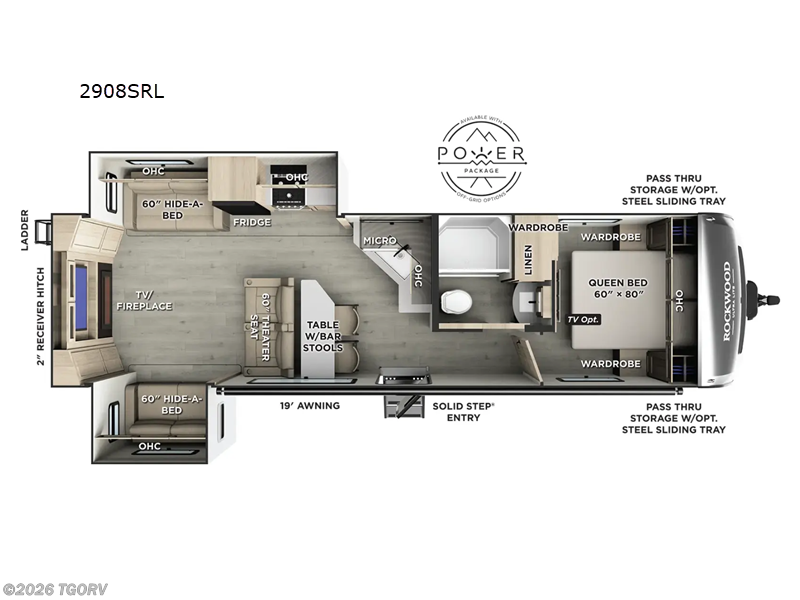 2026 Forest River Rockwood Ultra Lite 2908SRL - New Travel Trailer For Sale by TGORV in Greeley, Colorado features Slideout