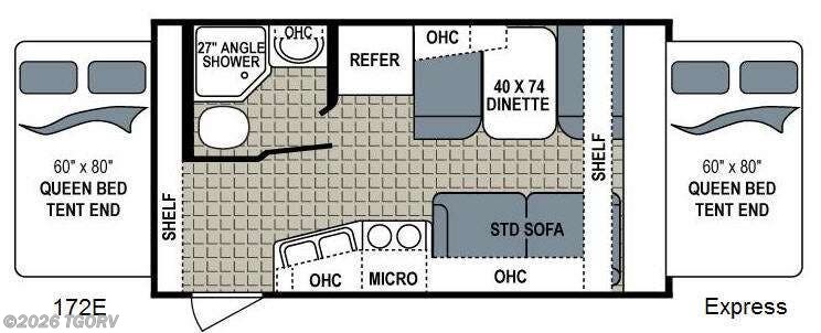 2016 Dutchmen Kodiak Express 172E - Used Travel Trailer For Sale by TGORV in Greeley, Colorado