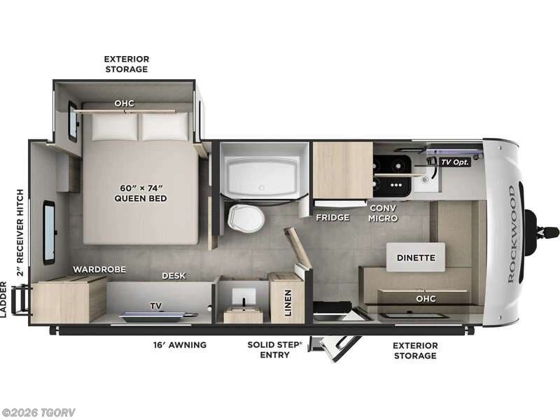 2026 Forest River Rockwood Geo Pro G20BS - New Travel Trailer For Sale by TGORV in Greeley, Colorado features Slideout