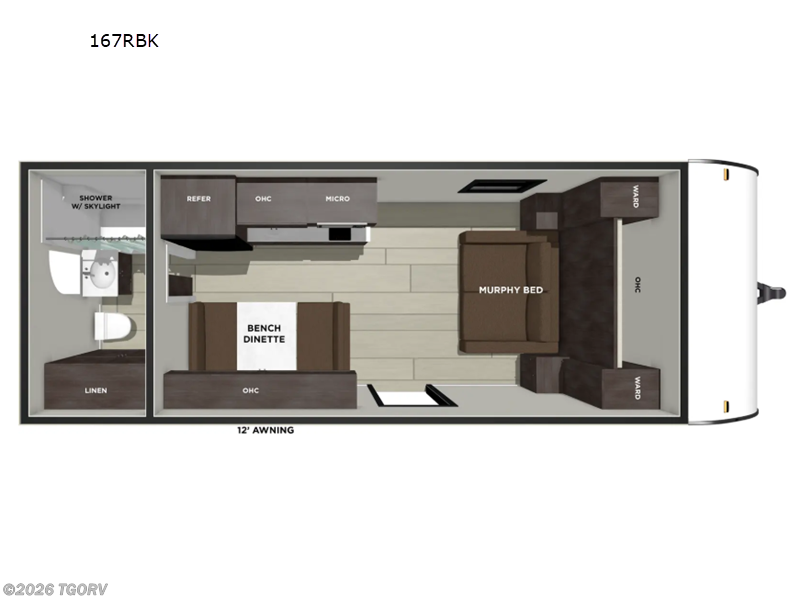 2026 Forest River Wildwood FSX 167RBK - New Travel Trailer For Sale by TGORV in Greeley, Colorado