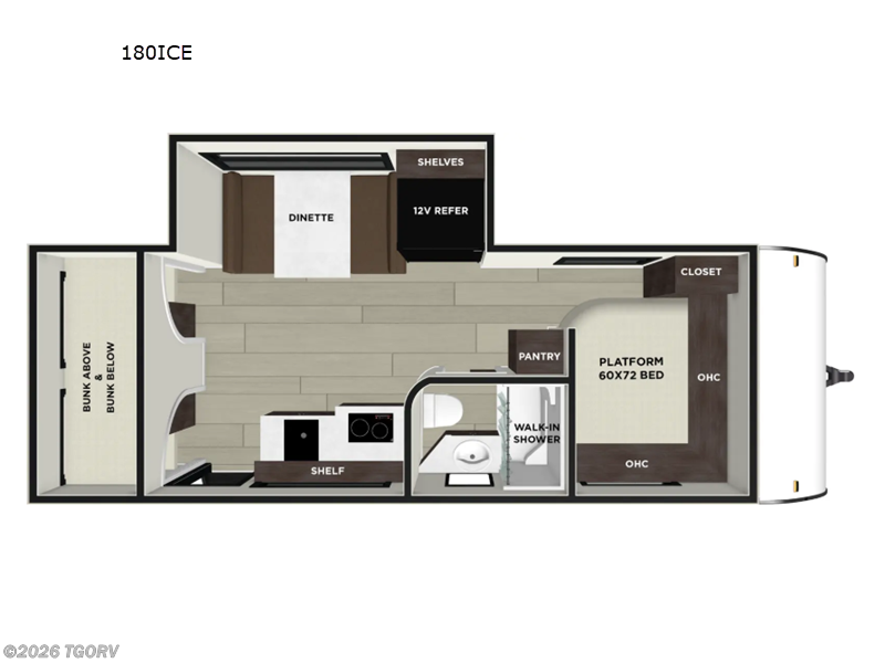 2026 Forest River Wildwood FSX 180ICE - New Travel Trailer For Sale by TGORV in Greeley, Colorado features Slideout