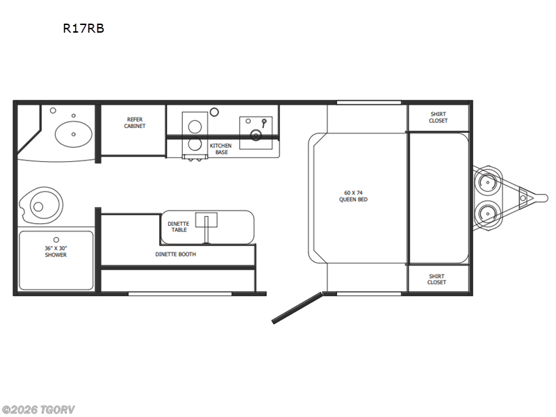 2026 Forest River Pause R17RB - New Travel Trailer For Sale by TGORV in Greeley, Colorado