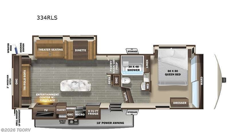 2021 Starcraft Telluride 334RLS - Used Fifth Wheel For Sale by TGORV in Greeley, Colorado features Slideout