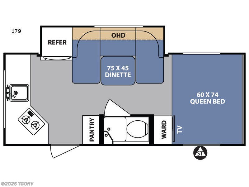2017 Forest River R Pod RP-179 - Used Travel Trailer For Sale by TGORV in Greeley, Colorado features Slideout