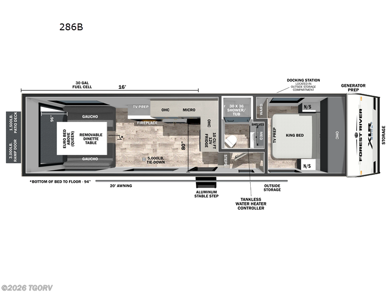 2026 Forest River XLR Boost 286B - New Toy Hauler For Sale by TGORV in Greeley, Colorado