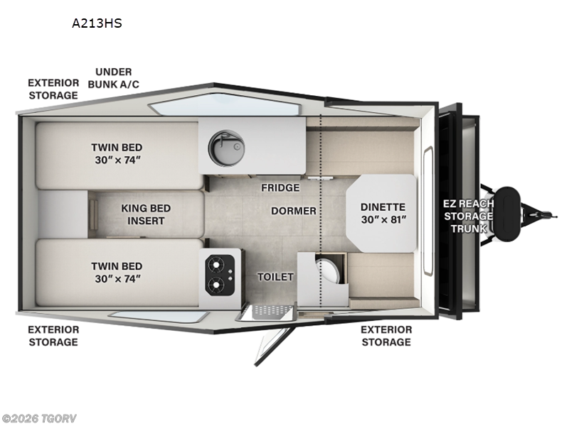 2026 Forest River Rockwood Hardside Series A213HS - New Popup For Sale by TGORV in Greeley, Colorado