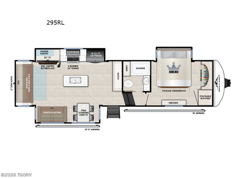 2026 East to West Tandara 295RL - New Fifth Wheel For Sale by TGORV in Greeley, Colorado features Slideout