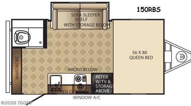 2015 Palomino PaloMini 150RBS - Used Travel Trailer For Sale by TGORV in Greeley, Colorado features Slideout