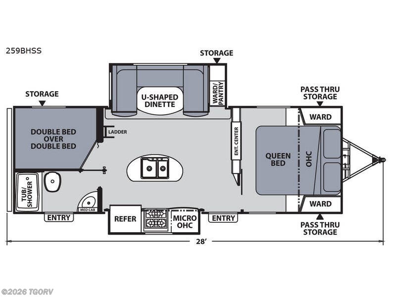 2018 Coachmen Apex Ultra-Lite 259BHSS - Used Travel Trailer For Sale by TGORV in Greeley, Colorado features Slideout