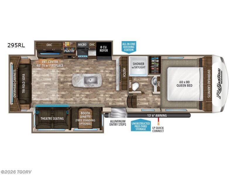 2018 Grand Design Reflection 150 Series 295RL - Used Fifth Wheel For Sale by TGORV in Greeley, Colorado features Slideout