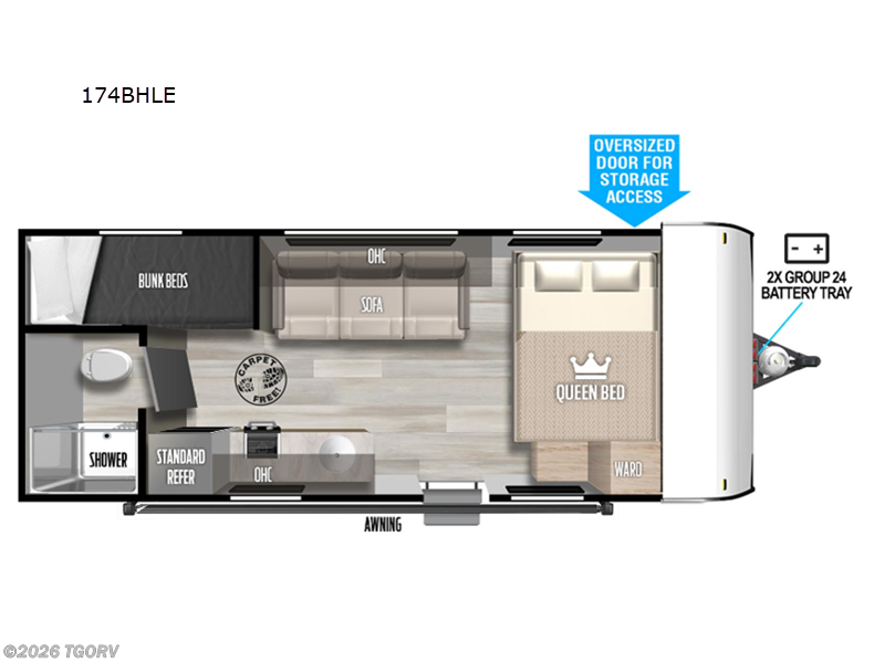 2023 Forest River Salem FSX 174BHLE - Used Travel Trailer For Sale by TGORV in Greeley, Colorado