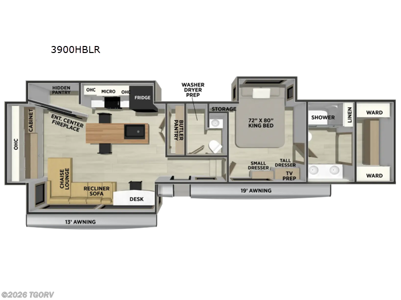 2027 Forest River Sandpiper 3900HBLR - New Fifth Wheel For Sale by TGORV in Greeley, Colorado features Slideout