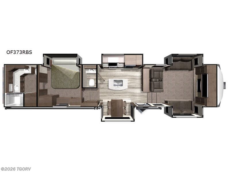 2019 Highland Ridge Open Range 373RBS - Used Fifth Wheel For Sale by TGORV in Greeley, Colorado features Slideout