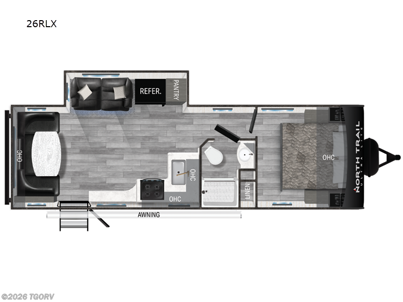 2023 Heartland North Trail 26RLX - Used Travel Trailer For Sale by TGORV in Greeley, Colorado features Slideout