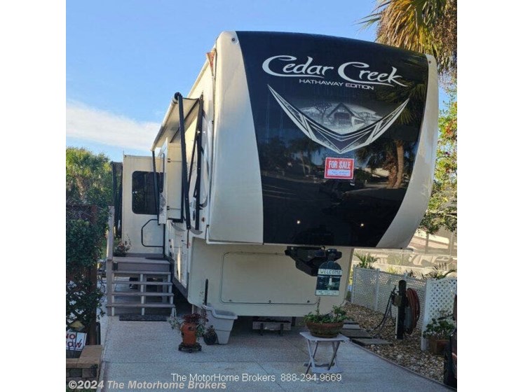 Used 2019 Forest River Cedar Creek Hathaway Edition 38DBRK (in Titusville, FL) available in Salisbury, Maryland