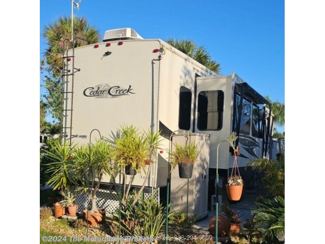2019 Forest River Cedar Creek Hathaway Edition 38DBRK (in Titusville, FL) - Used Fifth Wheel For Sale by The Motorhome Brokers in Salisbury, Maryland