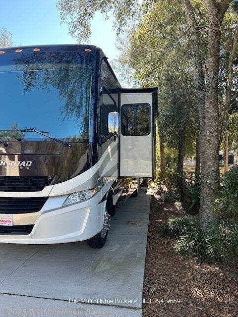 2018 Tiffin Allegro 34 PA (in Montverde, FL) - Used Class A For Sale by The Motorhome Brokers in Salisbury, Maryland features Roof Vents, Surround Sound System, Enclosed Underbelly, GPS Navigation, Leather Furniture