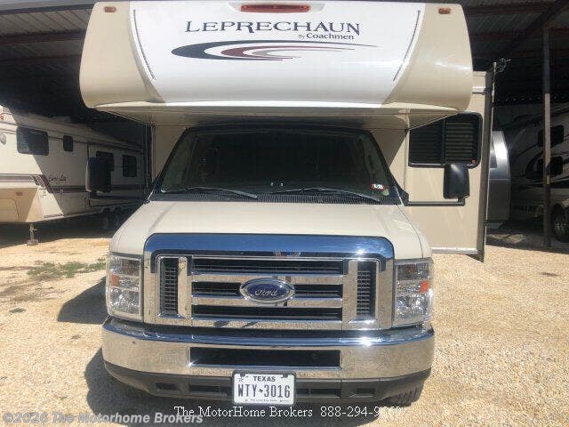 2017 Coachmen Leprechaun 240FS (in Austin, TX) - Used Class C For Sale by The Motorhome Brokers in Salisbury, Maryland features Auxiliary Battery, CO Detector, TV Antenna, Enclosed Water Tank, Battery Charger