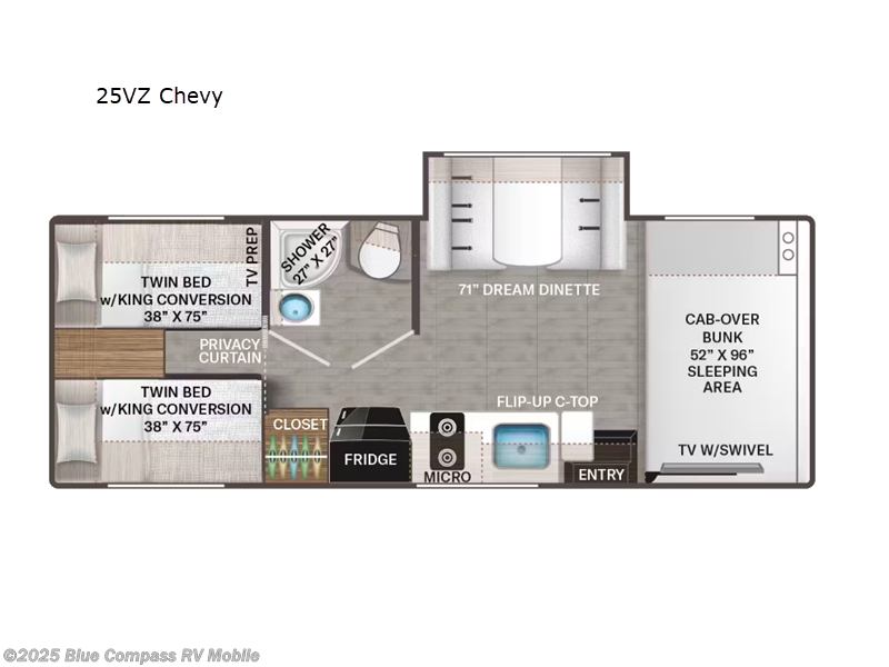 2026 Thor Motor Coach Geneva 25VZ Chevy - New Class C For Sale by Blue Compass RV Mobile in Theodore, Alabama features Slideout