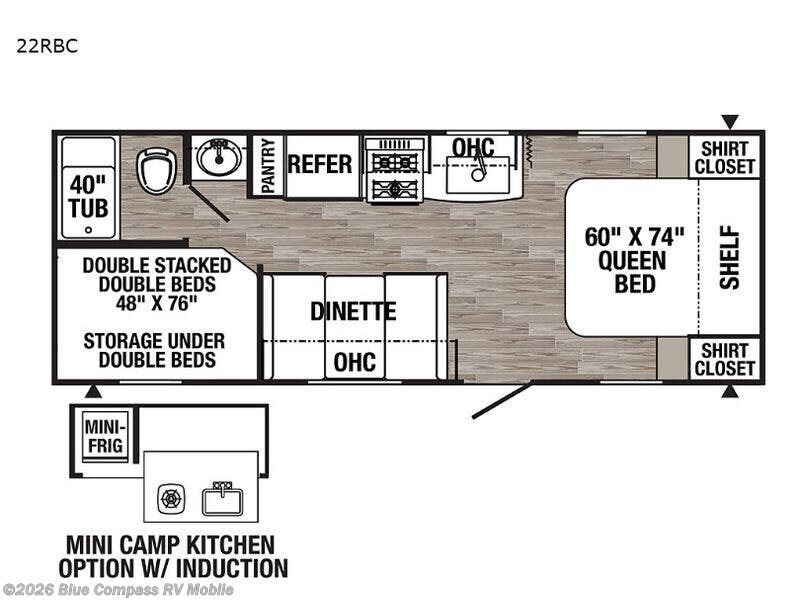 2019 Palomino Puma XLE Lite 22RBC - Used Travel Trailer For Sale by Blue Compass RV Mobile in Theodore, Alabama
