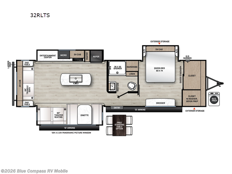 2026 Forest River Aurora 32RLTS - New Travel Trailer For Sale by Blue Compass RV Mobile in Theodore, Alabama features Slideout