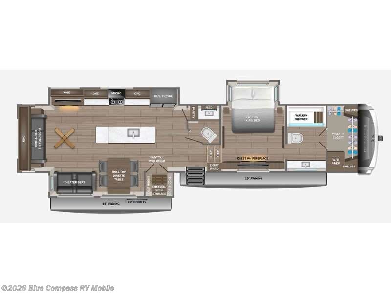 2027 Jayco Pinnacle 39FBRL - New Fifth Wheel For Sale by Blue Compass RV Mobile in Theodore, Alabama