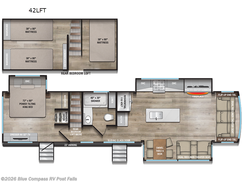 2026 Alliance RV Benchmark 42LFT - New Destination Trailer For Sale by Blue Compass RV Post Falls in Post Falls, Idaho features Slideout