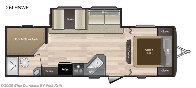 2018 Keystone Hideout 26LHSWE - Used Travel Trailer For Sale by Blue Compass RV Post Falls in Post Falls, Idaho features Slideout