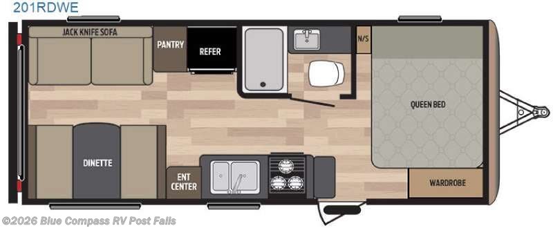 2017 Keystone Springdale 201RDWE - Used Travel Trailer For Sale by Blue Compass RV Post Falls in Post Falls, Idaho
