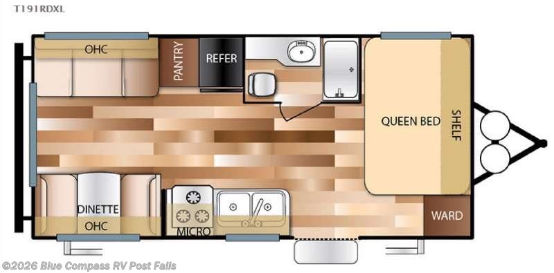 2016 Forest River Salem Cruise Lite 191RDXL - Used Travel Trailer For Sale by Blue Compass RV Post Falls in Post Falls, Idaho