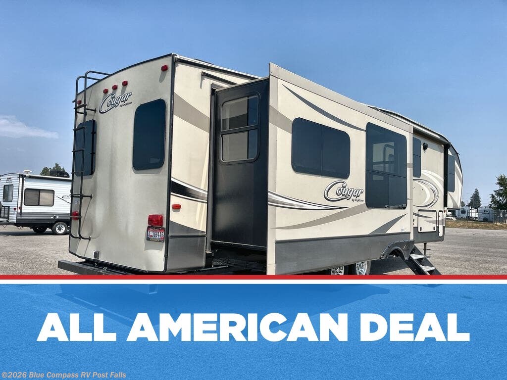 2017 Keystone Cougar 327RES - Used Fifth Wheel For Sale by Blue Compass RV Post Falls in Post Falls, Idaho features Slideout